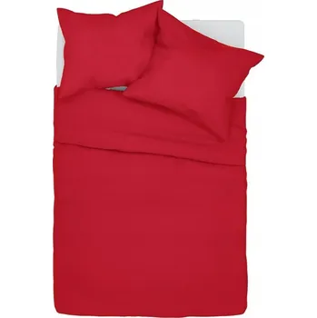 Povlečení Povlečení 140x200 červené jednobarevné Simply