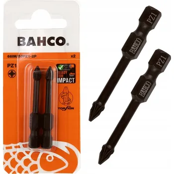 Bit BAHCO 66IM/50PZ1-2P Rázový bit PZ1 x 50 mm, 2 ks