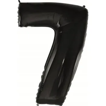 Balónek Fóliový balónek Godan 92 cm číslice 7 černý
