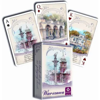 Pexeso Cartamundi Varšavské akvarelové karty 2 x 55 listů