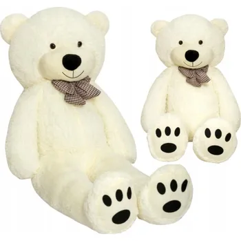 plyšák Plyšová Hračka Tedbi Medvídek S01N krémový 140 cm