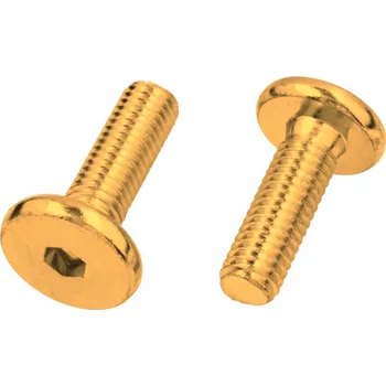 Šroub Šroub nábytkový žlutý M6 x 30 Plochá hlava imbus 50 Ks