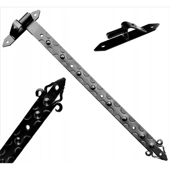pant PÁSOVÝ ZÁVĚS NA BRÁNU KOVANÝ + HÁK PRO PŘIŠROUBOVÁNÍ 1000 MM