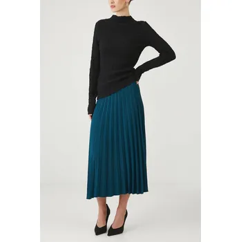 Dámská sukně Sukně Medicine tyrkysová barva, midi, áčková RS25.SDD301 69X, vel. S