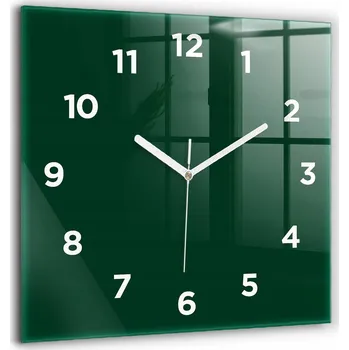 Hodiny Nástěnné hodiny Wallfluent zelené 60 cm