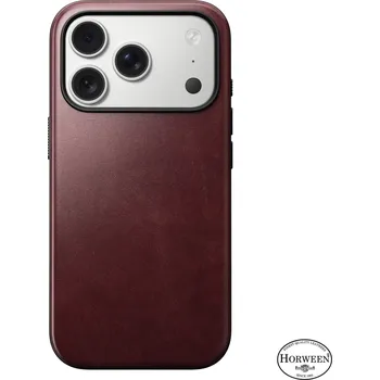 Pouzdro na mobilní telefon Nomad Modern Leather Case Burgundy (Horween) iPhone 17 Pro NM011857858