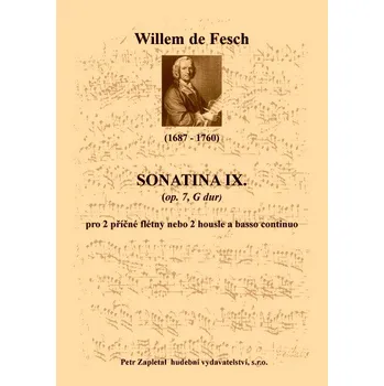 Fesch Willem de: Sonatina IX. (op. 7, G dur)