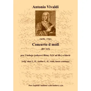 Vivaldi Antonio: Concerto d moll (RV 535) klavírní výtah