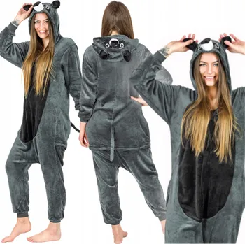 Karnevalový kostým Onesies kombinéza/ overal Mýval pracz zelený, velikost XL