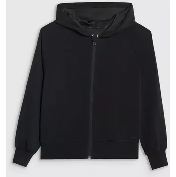 Dámské oblečení 4F dámská mikina na zip s kapucí 4FWAW25TSWSF1835 černá (XL) (XL, černá)