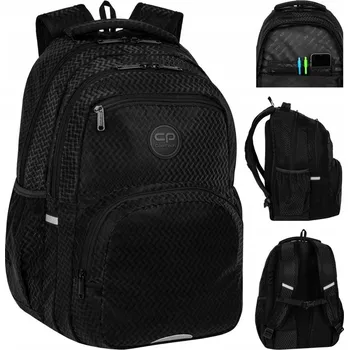 Coolpack Batoh Dvoukomorový Studentský Pick Trace Black F099820