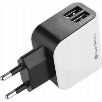 Síťová nabíječka 2xUSB s Micro USB kabelem 40cm GoGen