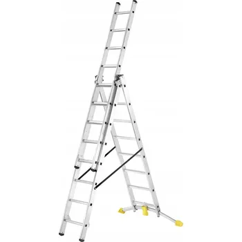 Žebřík Žebřík Hailo hliníkový 3 x 25 do 150 kg