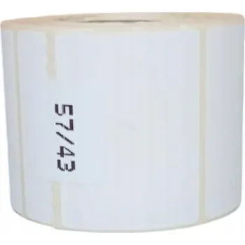 Samolepící etiketa Samolepicí štítky 57x43 mm, 800 štítků na roli
