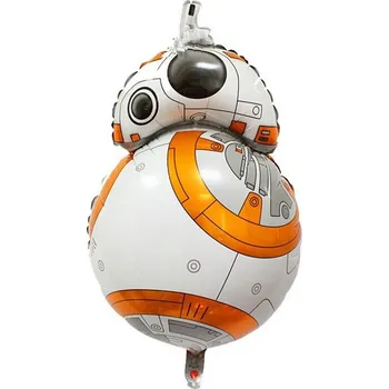 Balónek Fóliový balónek STAR WARS BB8 – Hvězdné války, narozeniny, heliem plněný, DÁREK, 80 cm
