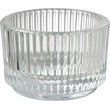 Svícen IKEA FINSMAK Svícen na čajové svíčky, sklo čiré, 3.5 cm