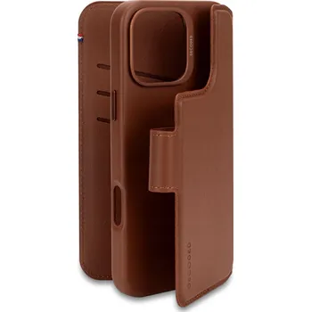 Pouzdro na mobilní telefon Flipový Pouzdro Decoded pro Apple iPhone 16 Pro hnědý