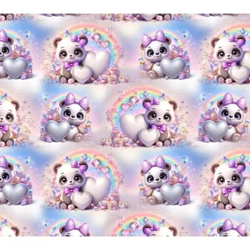 Úplet - Panda a duha