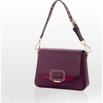 Kabelka CROMIA GRACE kožená kabelka – bordová
