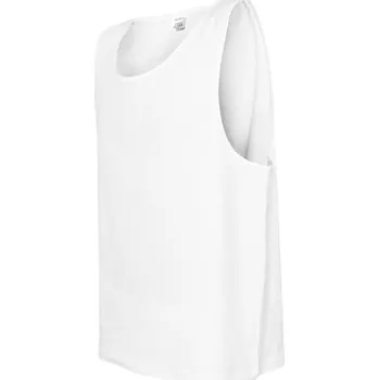 Urban Classics tílko Jersey kulatý výstřih bez rukávů bílé velikost L