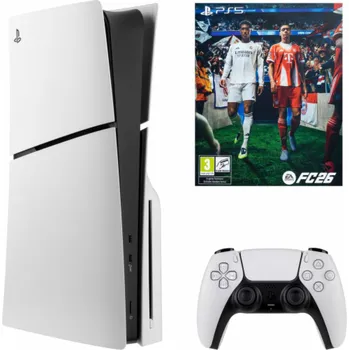 Herní zařízení Sony Playstation 5 mit Laufwerk inkl. EA FC 26