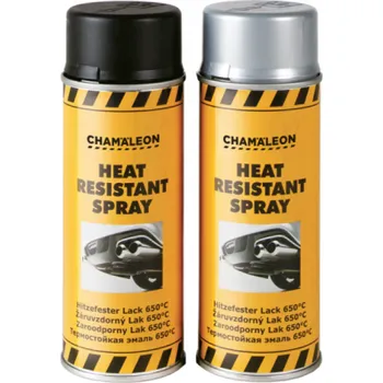Barva ve spreji Chamäleon Žáruvzdorný sprej do 650°C 400ml Černá