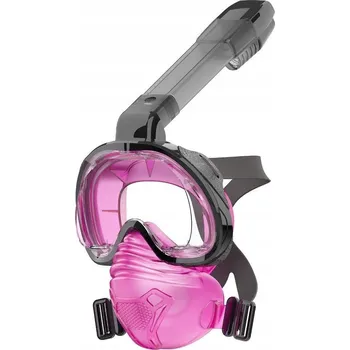 Potápěčské vybavení Potápěčské Brýle na potápění celoobličejová růžová L/XL