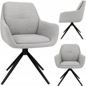 Jídelní židle Otočné jídelní/obývací židle s moderním otočným sedákem