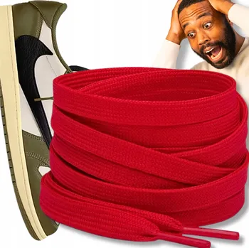 Tkaničky do bot Tkaničky Červené 150 cm Ploché Tkaničky do Bot Kicksy Pevná Vazba