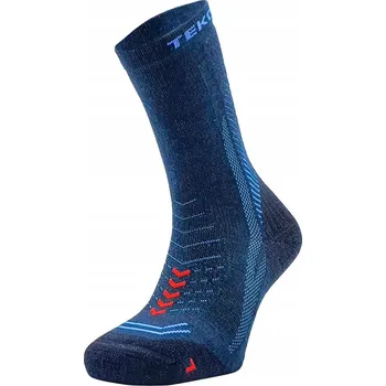 Pánské ponožky Trekkingové Ponožky TEKO Ecohike Discovery 2.0 storm, velikost 34-37 EU