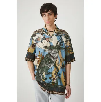 Pánská košile Košile Medicine pánská, více barev, relaxed RS25.KKM801 vícebarevná MLA, vel. XXL