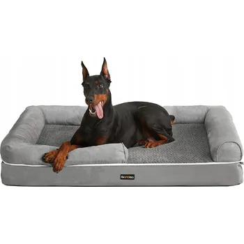 Pelíšek pro psa Feandrea ortopedické pelíšek pro psa, šedý, 120 cm x 85 cm
