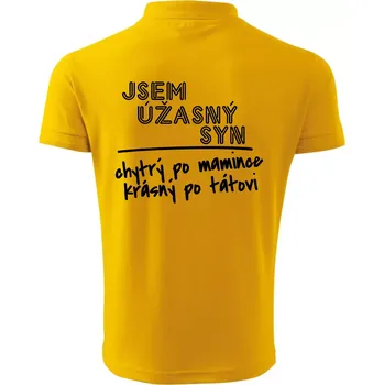 Pánská košile Jsem úžasný syn - Polokošile pánská Pique Polo 203 - L ( Žlutá )