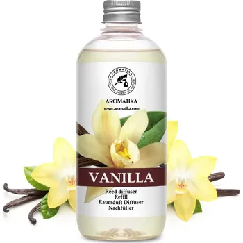Vonný olej 100% PŘÍRODNÍ ESENCIÁLNÍ OLEJ DO DIFUZÉRU VŮNĚ VANILKA AROMA 500ML