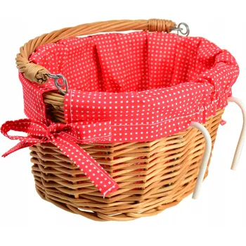 Košík na láhev Proutěný KOŠÍK NA KOLO pro DĚTI + VLOŽKA