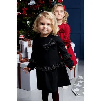 Dámské šaty Šaty pro dívku černá Nora 128 POLSKA