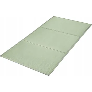 Matrace SucceBuy Japonská Tatami Podložka 203.2x99x1.3CM Skládací Univerzální Rákosová Tráva