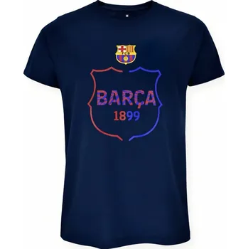 FC Barcelona Dětské tričko FC Barcelona, tmavě modré, BARÇA 1899, bavlna Velikost: 13-14 r