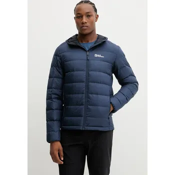 Péřová sportovní bunda Jack Wolfskin Ather Down šedá barva, 1207671 59A, vel. XL