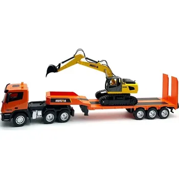 RC model auta Huina RC sada podvalníku a bagru 1:24