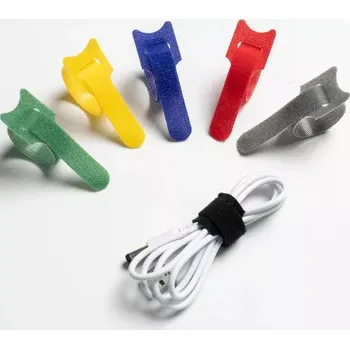 Vložka do organizéru na nářadí 24 x Pásek na suchý zip, organizér kabelů 150x12mm zelená (PKS4)