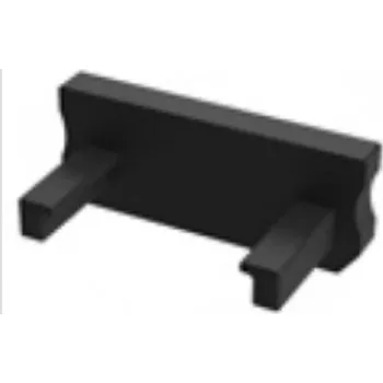 LED lišta Krytka koncová Lumines Lighting pro profily typ-D černá plná