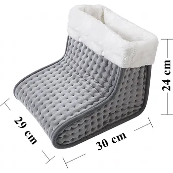 Elektrický ohřívač nohou s dálkovým ovládáním, měkký, 9 úrovní teploty