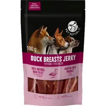 Pamlsek pro psa Pet Republic psí pamlsek z kachních prsou 100g