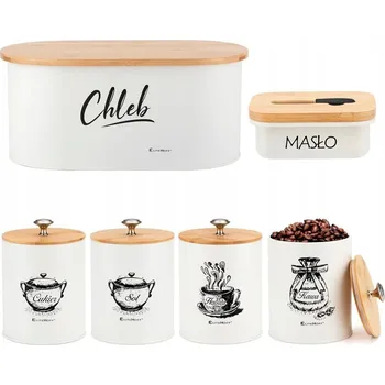 chlebník Chlebník jednodílný Elitehoff bílý kovový