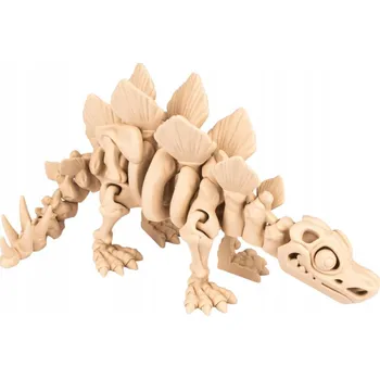 omalovánky Stegosaurus | pohyblivá 3D omalovánka + barvy a štětec