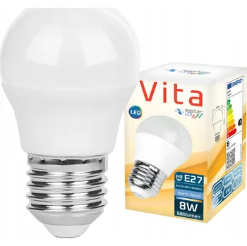Žárovka LED žárovka E27 G45 8W teplá bílá 2700K 230V