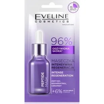 Pleťová maska Eveline Peptide Mask Intenzivně regenerační pleťová maska 8 ml