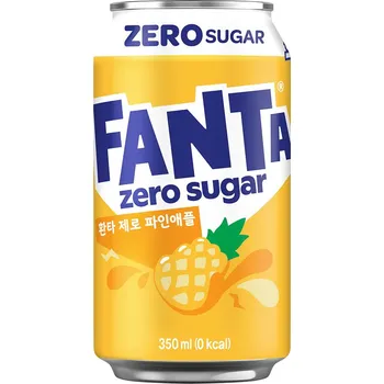 Limonáda Fanta Pineapple Zero 350ml KR