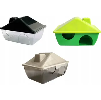 Domeček CHATKA pro křečka PLASTOVÝ Inter-Zoo